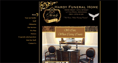Desktop Screenshot of hardyfuneralhomeinc.com